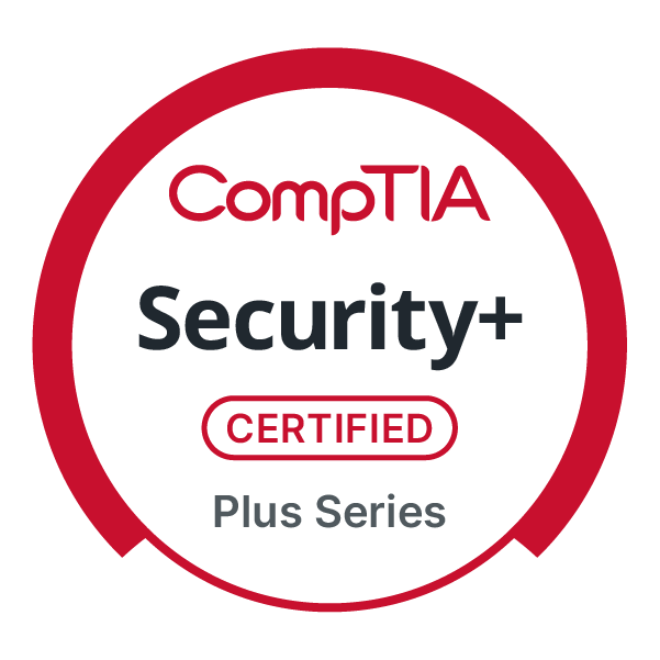 CompTIA Security+ certification badge